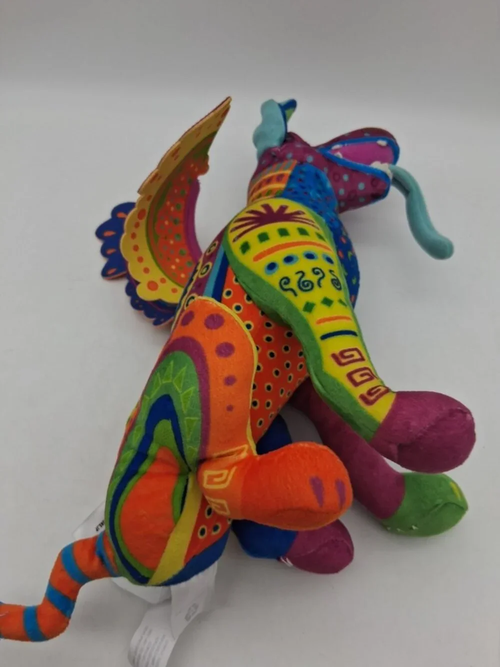 Disney Store Pixar Coco Dante Dog Alebrije Rainbow Plush Spirit Day Of The Dead - Picture 8 of 10